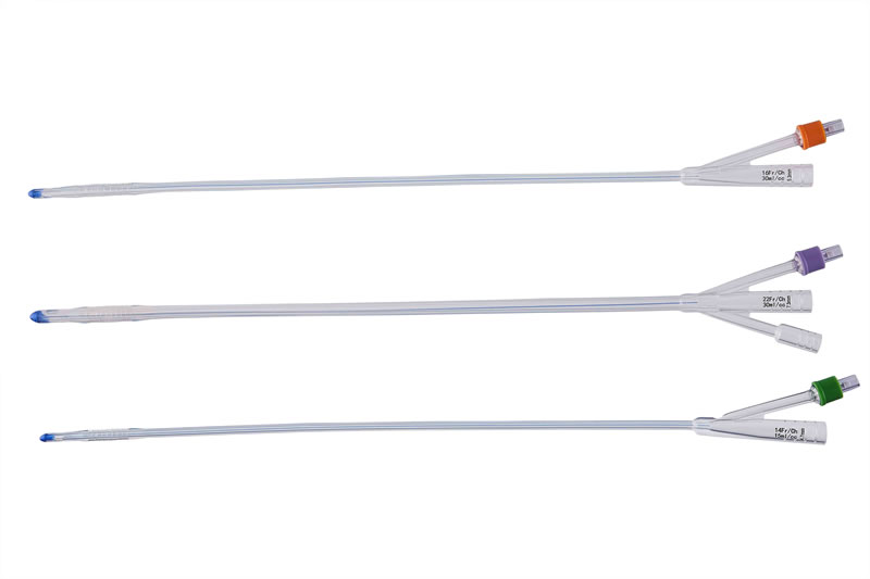 2 Way and 3 Way all silicone foley catheter (6-24FR)